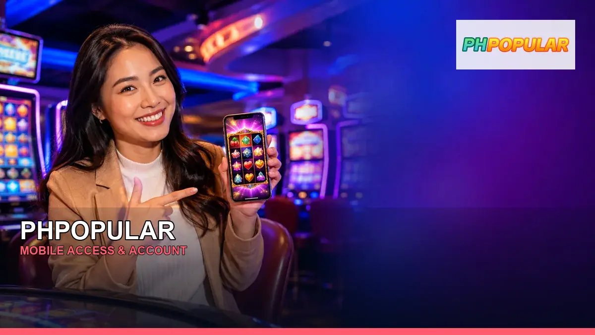 PHPOPULAR mobile account access guide for Philippine players